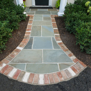 Front Natural Flagstone Walkway
