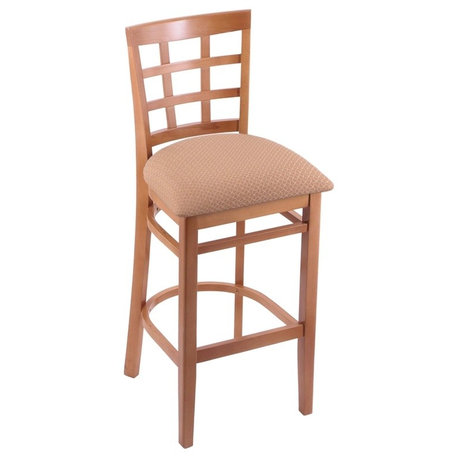 Holland Bar Stool, 3130 25 Stool, Medium Finish, Axis Summer Seat