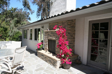 Traditional exterior home idea in San Diego