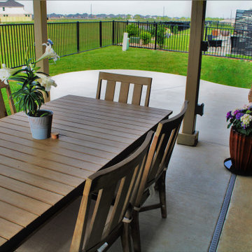 Poly-Carbonate Topped Pergola