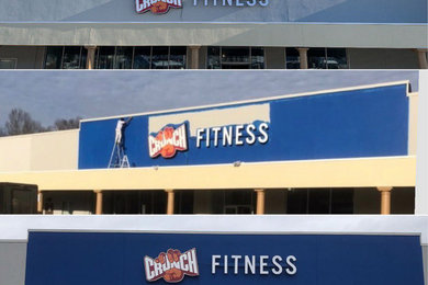 Commercial Painting - Crunch Fitness