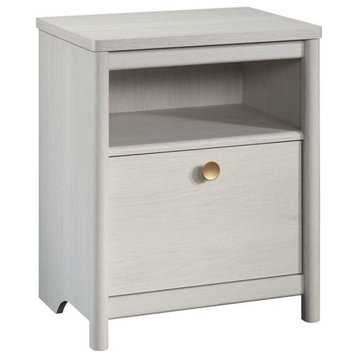 Sauder Dover Edge Transitional Engineered Wood Night Stand in Oak