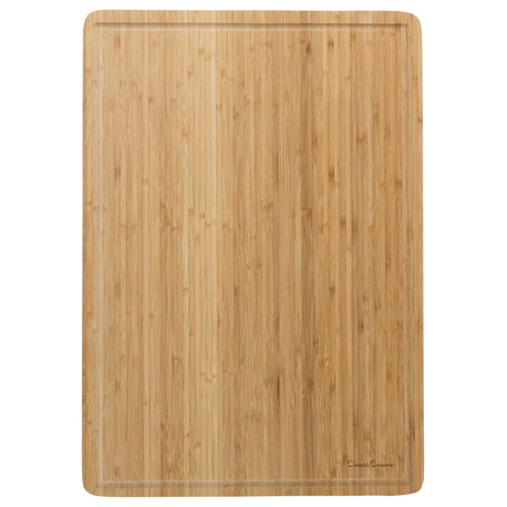 Large Bamboo Cutting Board, Antibacterial, Juice Groove by Classic Cuisine