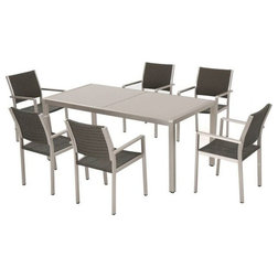 Tropical Outdoor Dining Sets by GDFStudio