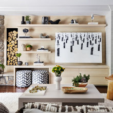 Corner fireplace
