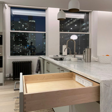Kitchen In-Drawer Charging Outlets