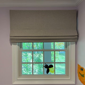 Roman Shades - operational and faux