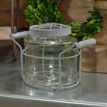 Jar Flower Holder