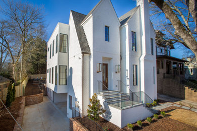 Example of an exterior home design in Atlanta