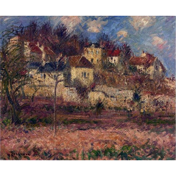 Gustave Loiseau Village on the hill Wall Decal