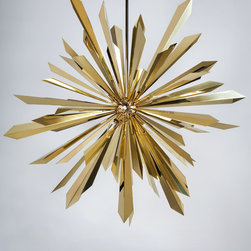 California Sunburst 45 Chandelier by Tony Duquette by Remains Lighting - Chandeliers