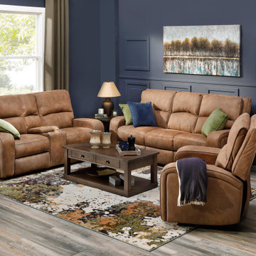 Stylish and Relaxing Keaton Mocha Reclining Sofa for Modern Homes