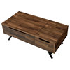 Throm Coffee Table With Lift Top, Walnut