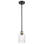 Innovations Lighting - Hadley 1-Light Pendant, Black Antique Brass, Clear - A truly dynamic fixture, the Ballston fits seamlessly amidst most decor styles. Its sleek design and vast offering of finishes and shade options makes the Ballston an easy choice for all homes.