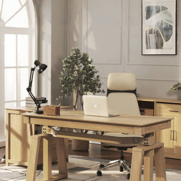 Elegant minimalist home office
