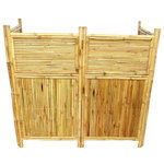 MGP - Master Garden Products 4-Panel Bamboo Screen Enclosure, 24x48" - This bamboo screen enclosure can be used indoors or outdoors in residential or any commercial facilities. They also can be used as a divider to provide privacy to enclose a seating area. They can be folded and stored away easily when not in use. They are handcrafted with long lasting solid iron bamboo. Panel dimension is 24W x 48H per panel.