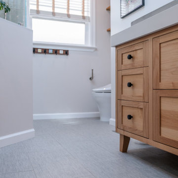 2025 - Transitional Hall Bath and Master Bath