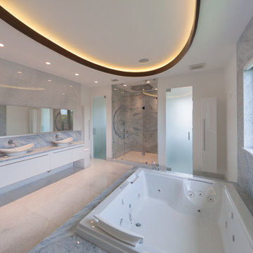 Modern Mosa White Marble Home
