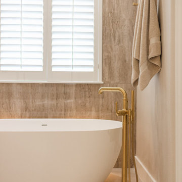 Lux Modern Spa Master bathroom