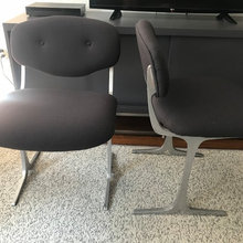 Home Decor- vintage French Industrial Chairs