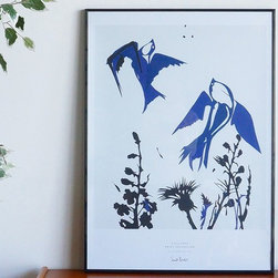 北欧雑貨 ポスター『STILLBEN PRINT COLLECTION』BIRDS(Sarah Becker)50&times;70 - ポスター