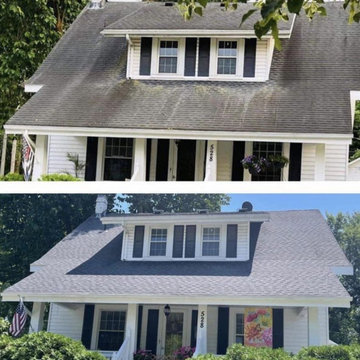 Before & After Roof Cleaning in Orlando, FL