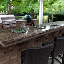 outdoor kitchen