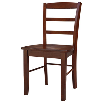 Set of Two Madrid Chairs, Espresso