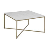 Alismar Square Marble Coffee Table