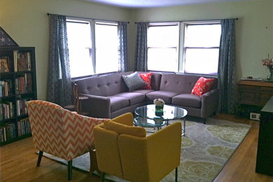 Inspiration for a modern living room remodel in San Diego