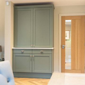 Limestone & Jade Shaker Kitchen in Sway
