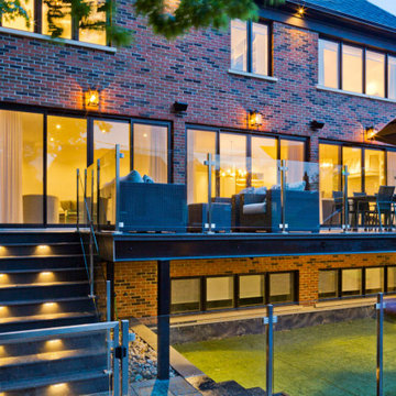 Toronto Landscaping Project with Pool Construction Interlocking and Deck