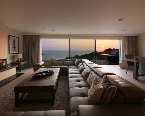 Beach Style Living Room Design Ideas, Remodels & Photos ...