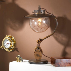Lustrarte Lighting 177 Cadernal Rope & Pulley Table Lamp - Table Lamps