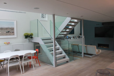 This is an example of a contemporary staircase in London.