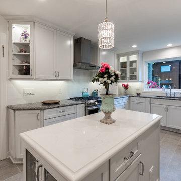 Amazing Kitchen Expansion and Remodel Brightens up Home in Arlington, VA