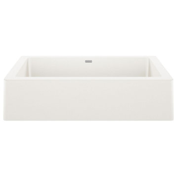 Blanco 526541 Vintera 29-13/16" Farmhouse Single Basin Granite - White