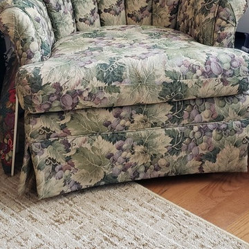 matching rug to clients chair and sofa
