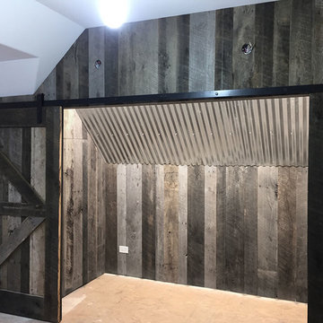 Reclaimed Oak Barn Siding Wall Panel Weather Gray