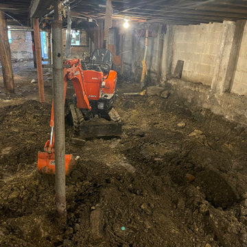 Bridgeport  Rear unit rehab and basement underpinning