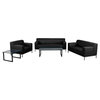 Flash Furniture  Reception and Lounge Seating - ZB-DEFINITY-8009-SET-BK-GG