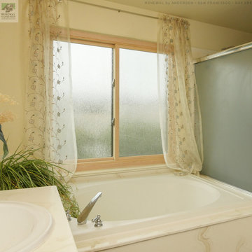 New Wood Window in Delightful Bathroom - Renewal by Andersen Bay Area San Franci