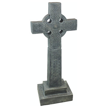 Full-Size Chisholm Highland Celtic Cross Statue