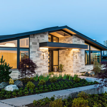 Downtown Bellevue Custom Home | Front Exterior