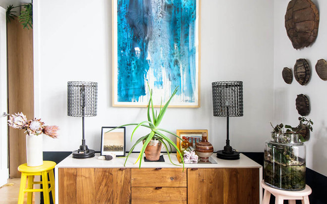 Eclectic Living Room by Sarah Seung-McFarland