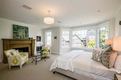 Transitional bedroom photo in San Francisco