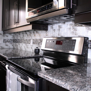 Smokey Glass Backsplash
