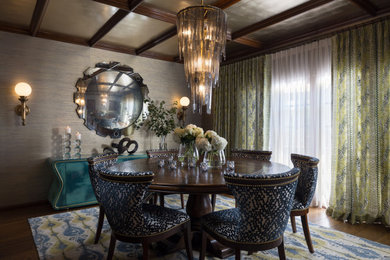 Inspiration for a transitional dining room remodel in San Francisco