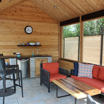 Stay-at-home back yard