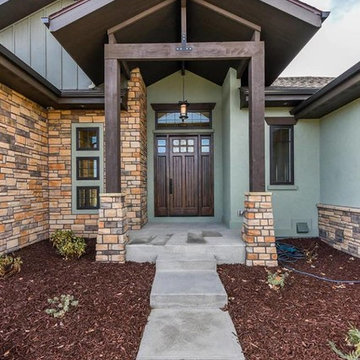 Contemporary Custom Build with Rustic Charm